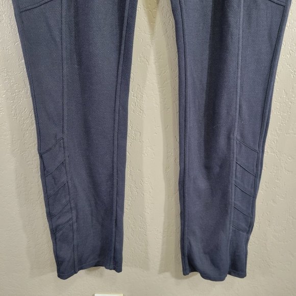 Athleta Women's Dark Grey Ponte Moto Pull-on Pants size XL - Picture 3 of 13
